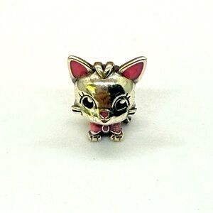Angel Kitten Charm Bead – Sterling Silver 925